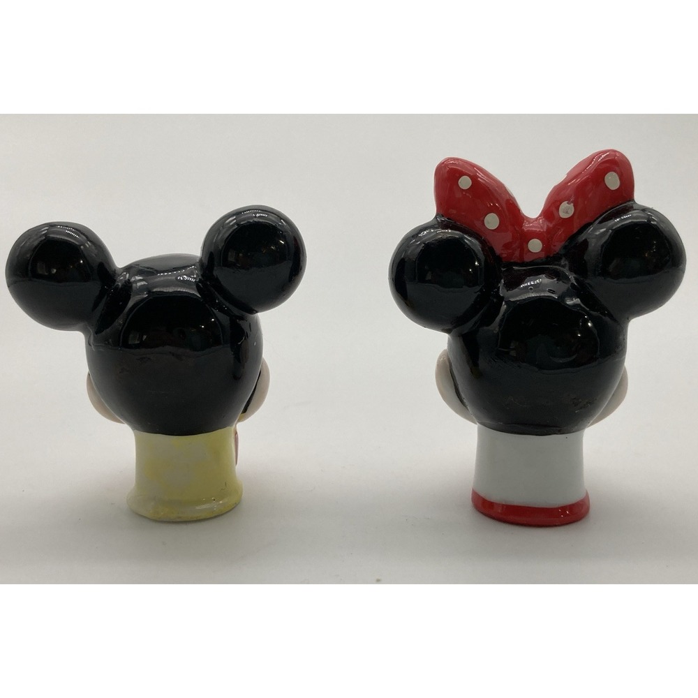 Enesco Disney Mickey & Co. Mickey & Minnie Mouse Porcelain Thimble Collectable - Picture 3 of 4